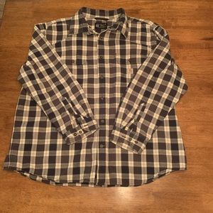 Carhartt 104910 Loose Fit Chambray Long Sleeve Shirt Size 2XL Navy